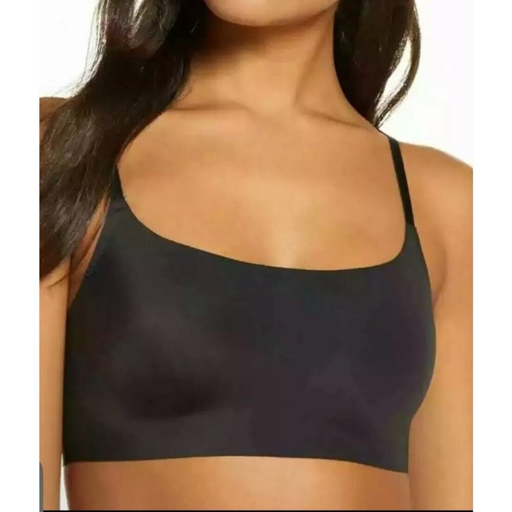 True & Co. 16860 True Body Scoop Neck Bralette Black Size XL NWT